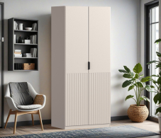 В спальню, Шкаф двухдверный Макс 1000 мм, вариант №3 (ЛДСП/МДФ)