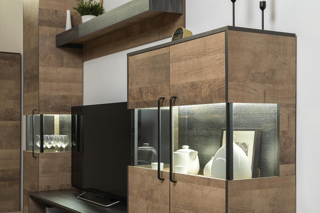 Комоды, Комод с витриной Трувор 13.306