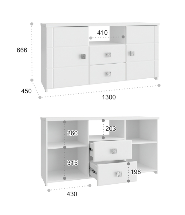 ТВ-тумбы, Тумба Изабель ИЗ-53К