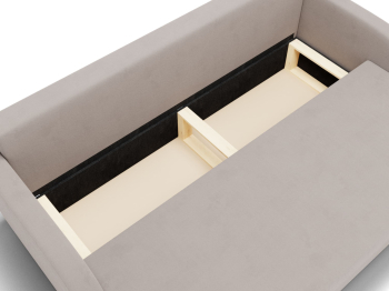 Прямой диван Генри,еврокнижка,велюр