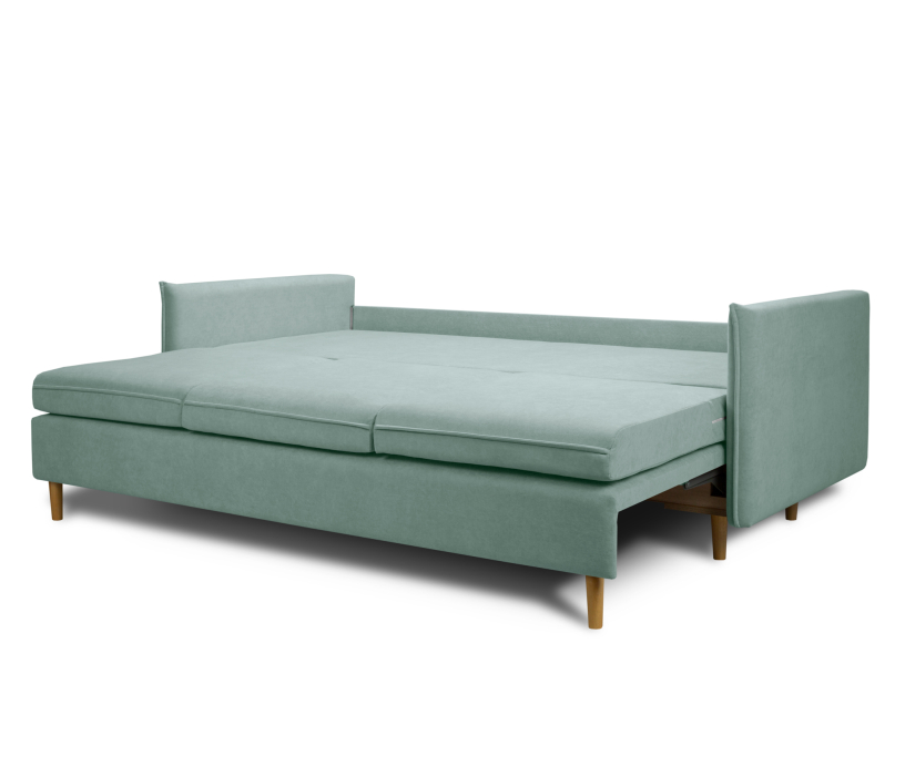 Диваны кровати со спальным местом, Диван кровать прямой Оливер,микровелюр