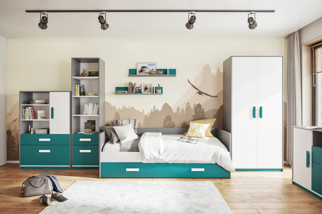 Шкафы двухстворчатые, Шкаф для одежды Кэнди КШ-3