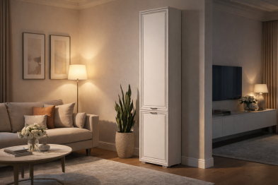 Шкаф-пенал с выдвижной штангой Ливорно ЛШ-2