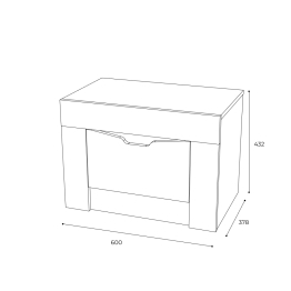Тумба прикроватная Леонардо