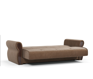 Диван-кровать прямой Делюкс книжка, велюр