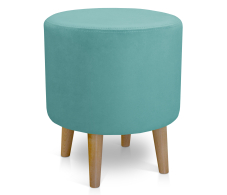 Банкетки, Пуфик круглый Ронд на высоких ножках, микровелюр