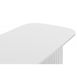 Деревянный стол Бавария 180*90 (белые ноги)