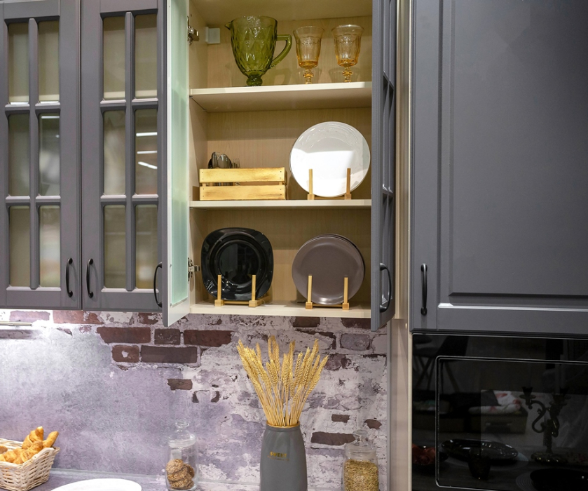 Кухонные гарнитуры, Кухонный гарнитур Регина 1,8м Серый матовый