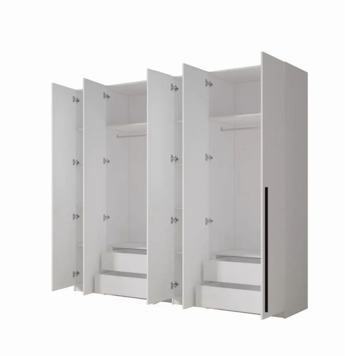 Шкафы распашные, Шкаф распашной 6-ти дверный София 2200х2400х520 мм