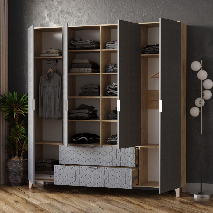 Шкафы распашные, Шкаф распашной Марвин 4