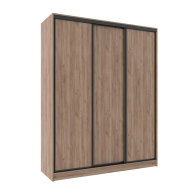 Шкафы-купе, Шкаф-купе 3-дв  Домашний 1800 лдсп/лдсп  (в2295*ш1800*г595)