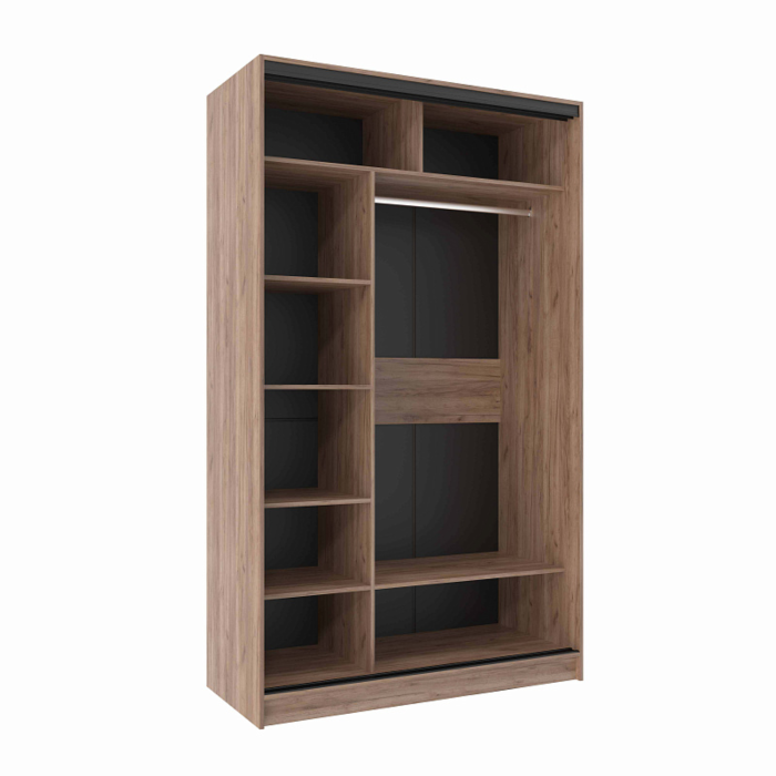 Шкафы-купе 2-х дверные, Шкаф-купе 2-дв  Домашний 1350 лдсп/лдсп  (в2295*ш1350*г595)