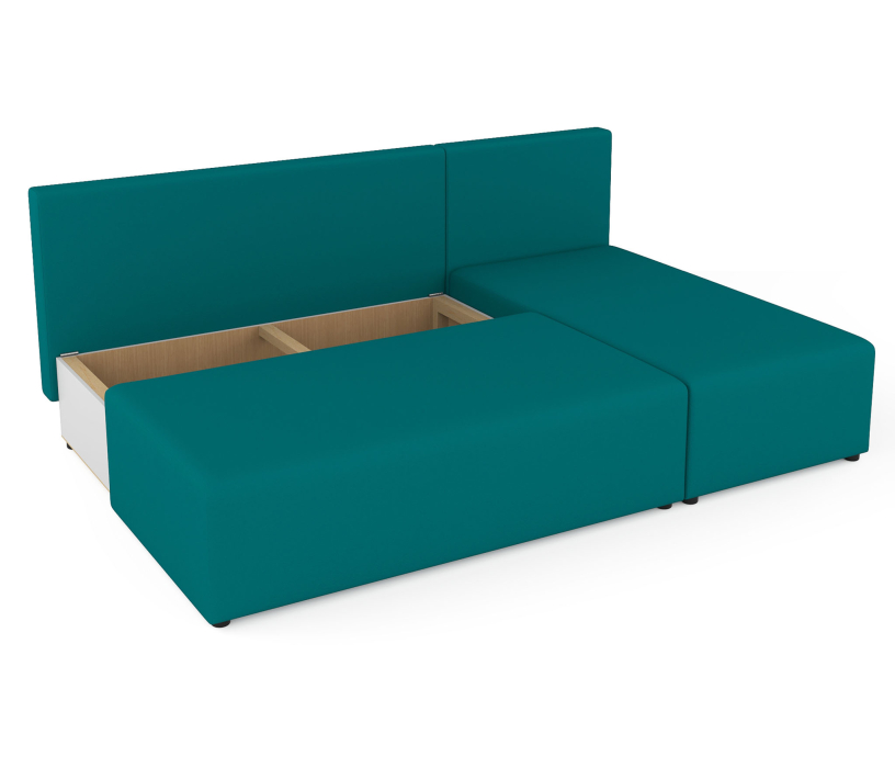 Диваны угловые в гостиную, Угловой диван-кровать Рим, велюр