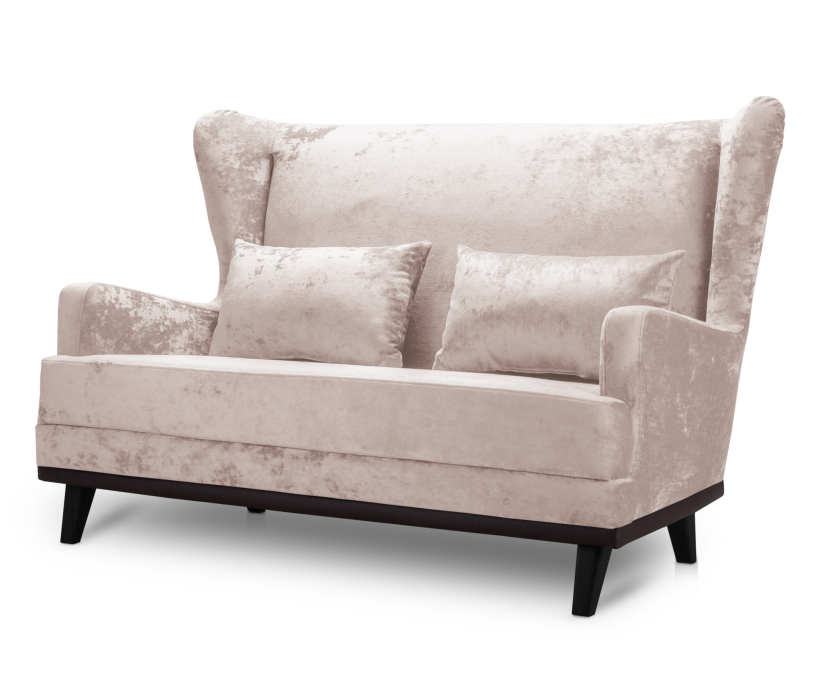 Дизайнерские диваны для гостиной, Диван прямой нераскладной Ритм, плюш