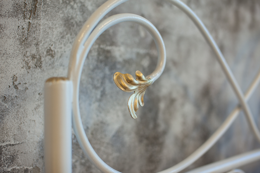 Кованые кровати, Кованая кровать Венеция 1.8 с двумя спинками