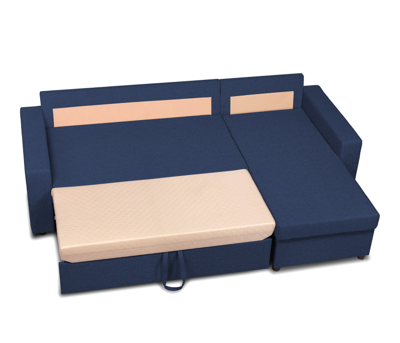 Диваны угловые в гостиную, Угловой диван-кровать Турин, рогожка