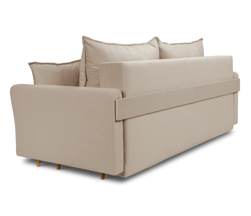 Диваны еврокнижки, Диван кровать прямой со спальным местом "Мия", микровелюр