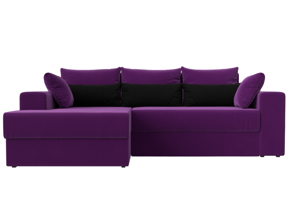 Офисные диваны, Угловой диван Майами левый угол, микровельвет