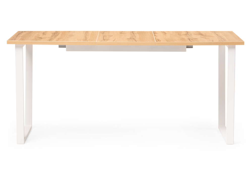 Обеденные столы, Стол деревянный Лота Лофт 120 25 мм раскладной (Белый матовый)