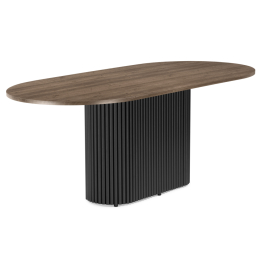 Стол Барон О 200 х 90 (черные ноги)