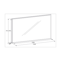 Зеркало настенное Кара 5
