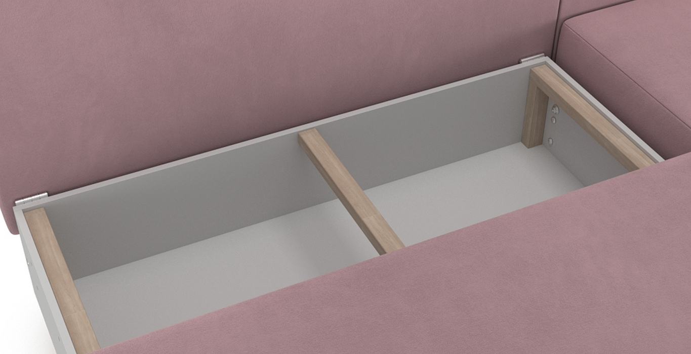 Диваны угловые в гостиную, Угловой диван Каир Lux, велюр, правый