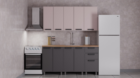 ГК Аленушка 1,6м Магнолия (без столешницы)