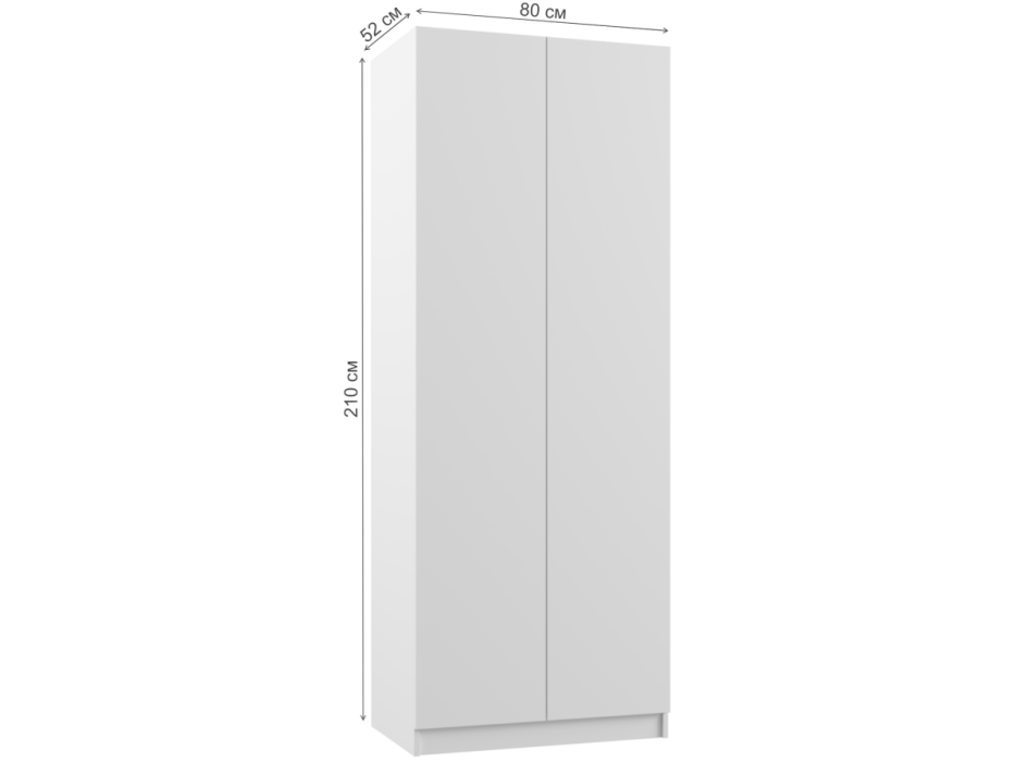 Шкафы распашные, Шкаф Мадера ШМ2