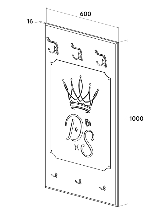 Настенные, Вешалка ДримСтар ДС-32
