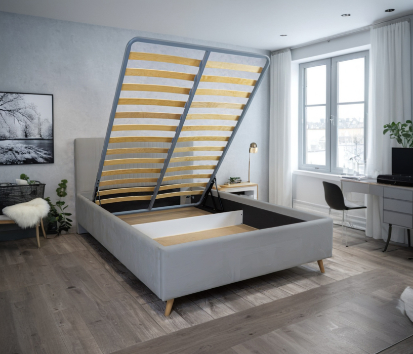 С подъемным механизмом, Кровать Коуч 001П 180х200