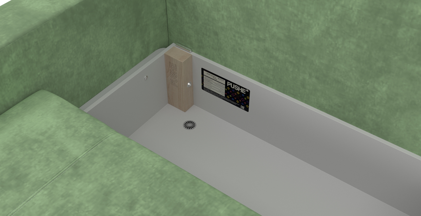 Дизайнерские диваны для гостиной, Диван-кровать Арти modern, велюр