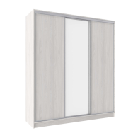 Шкафы-купе, Шкаф-купе 3-дв  Домашний 2000 зеркало/лдсп  (в2295*ш2000*г595)
