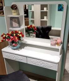 Полка с зеркалом Ассоль Лайт ТН-2