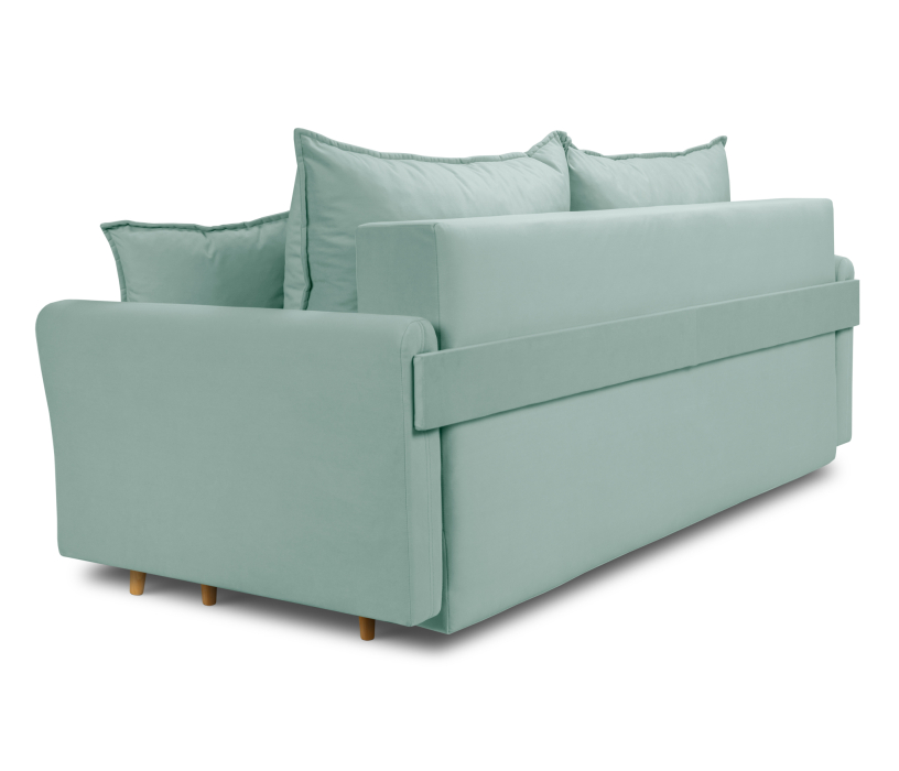 Диваны еврокнижки, Диван кровать прямой со спальным местом "Мия", микровелюр