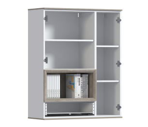 Комод NAGOS СБ-3033 Белый Бриллиант,Дуб Риббек/Белый Бриллиант