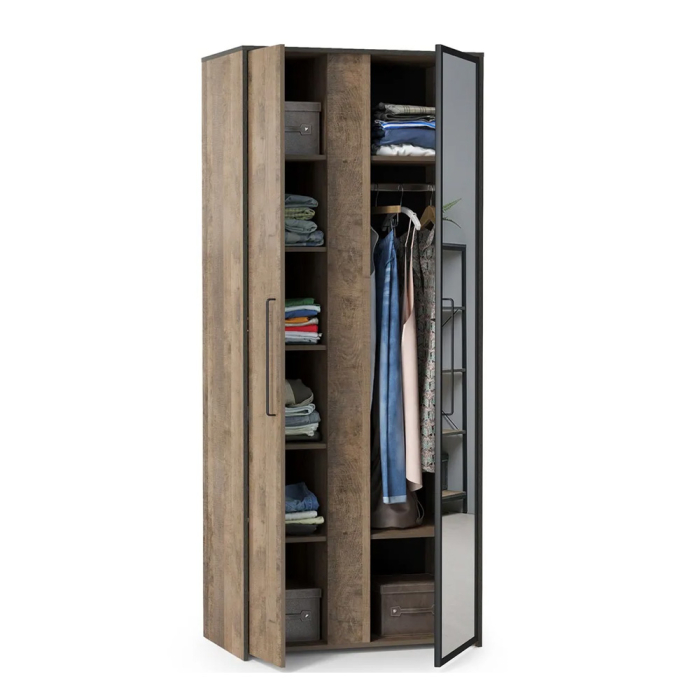 Шкафы распашные, Шкаф с зеркалом Трувор 13.204.01