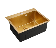 Кухонные мойки, Мойка универсального монтажа EMB-115 PVD Nano