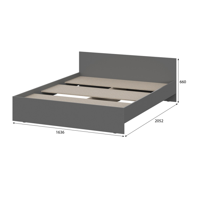 Кровати 160х200, Кровать с проложками 160х200 Денвер