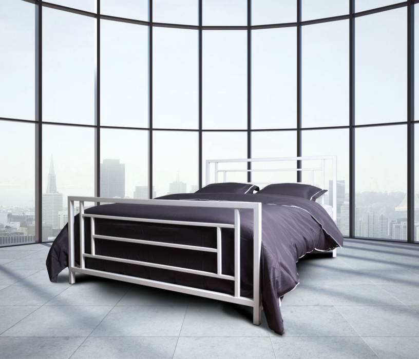 Кровати 140 см, Кровать в стиле лофт Орландо 1.4
