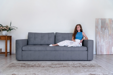 Прямой диван Boston, велюр