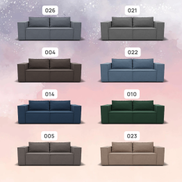 Прямой диван Рашт ППУ, велюр