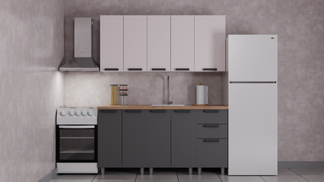 ГК Аленушка 1,6м Лаванда (без столешницы)