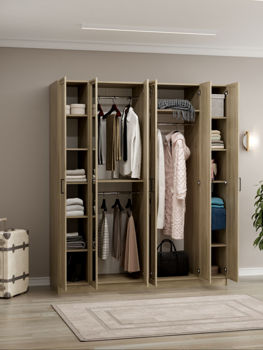 Для одежды, Шкаф распашной МДФ ШК-6/5