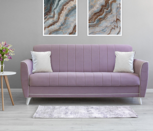 Диван кровать прямой  Шарлиз, микровелюр