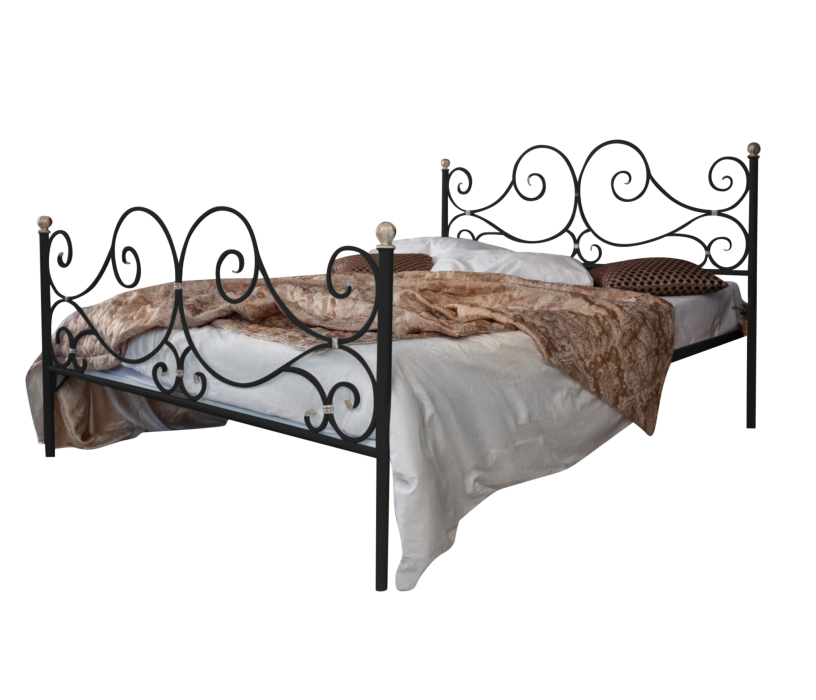 Кованые кровати, Кованая кровать Верона 1.8 с двумя спинками