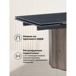 Керамический стол Монерон 180(240)x90