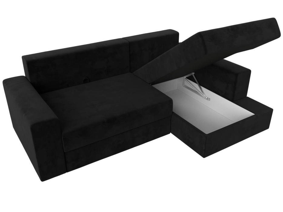 Диваны угловые в гостиную, Угловой диван Майами правый угол, велюр
