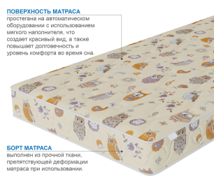 Столлайн / Матрас Здоровый сон-Мишутка 900х2000