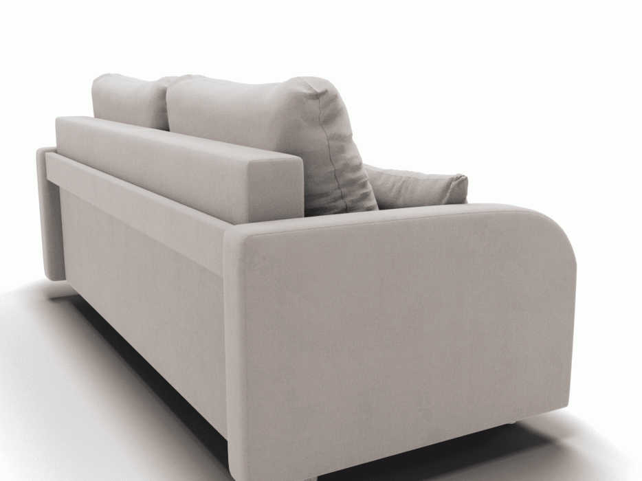 Диваны еврокнижки, Прямой диван Оазис,еврокнижка,велюр