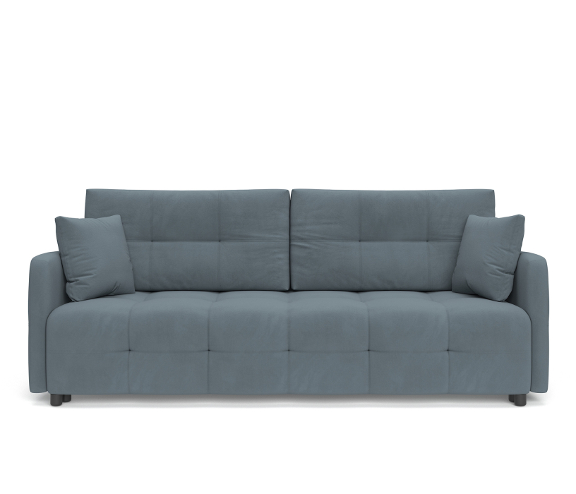 Диваны с ящиком для белья, Диван-кровать Квадро, велюр